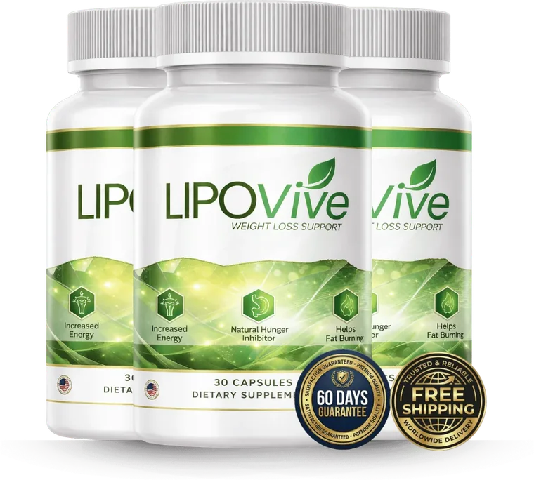 LipoVive 3 bottles — 90-day supply